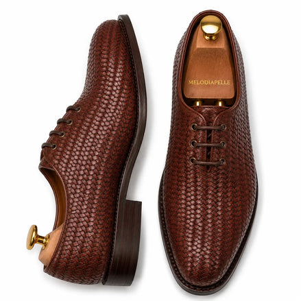 Morrigan Full-Woven Oxford // Mahogany Burgundy