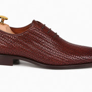 Morrigan Full-Woven Oxford // Mahogany Burgundy
