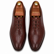Morrigan Full-Woven Oxford // Mahogany Burgundy