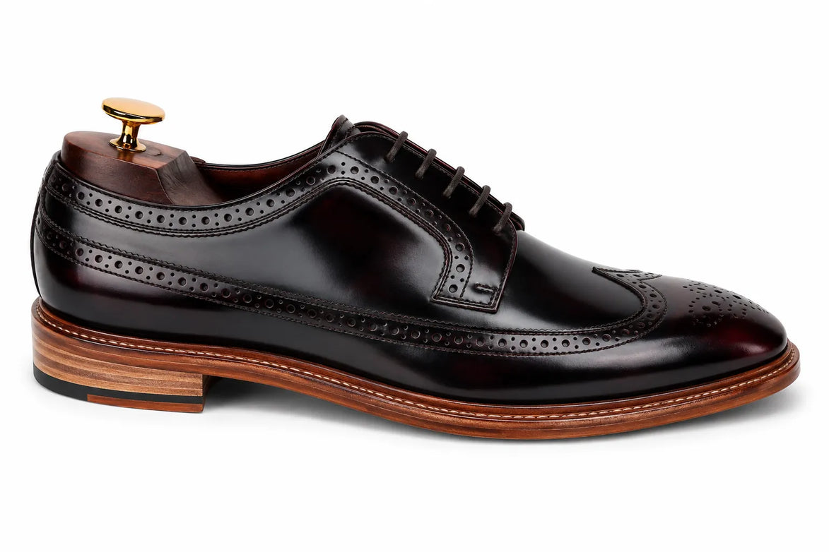 Morano Wingtip Brogue Derby // Oxblood