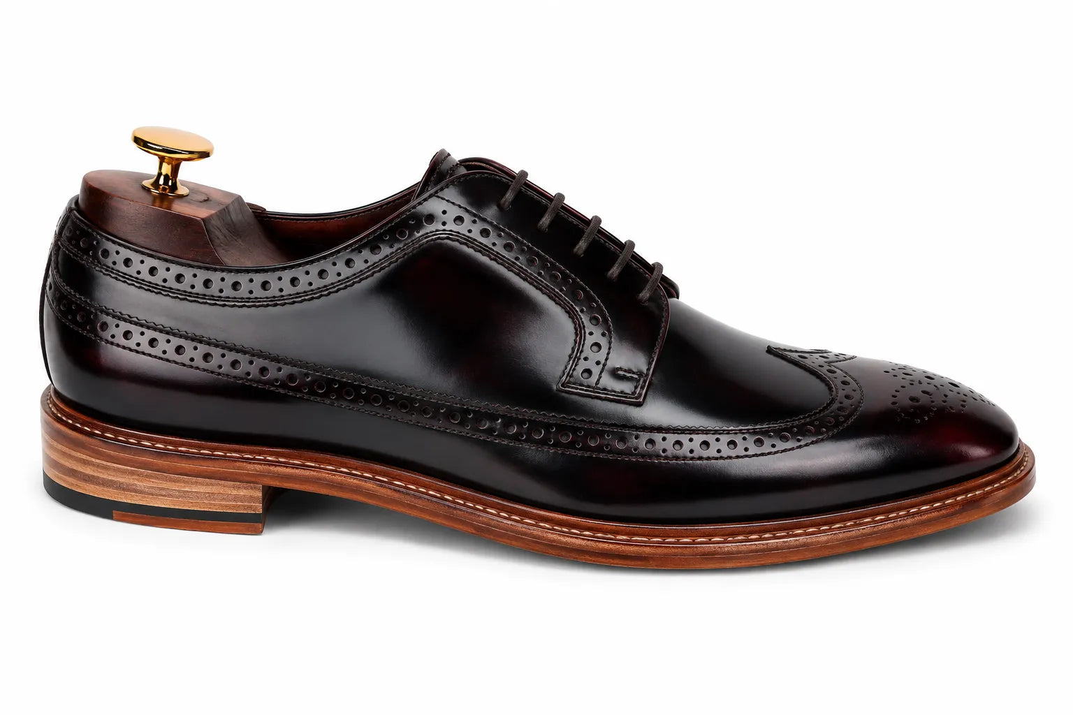 Morano Wingtip Brogue Derby // Oxblood