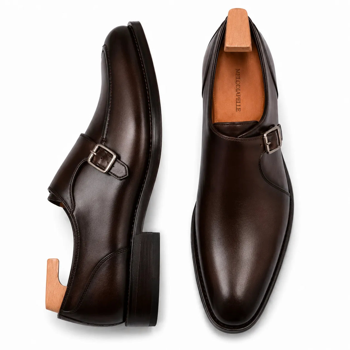 Madrid Single Monk Strap // Dark Chocolate