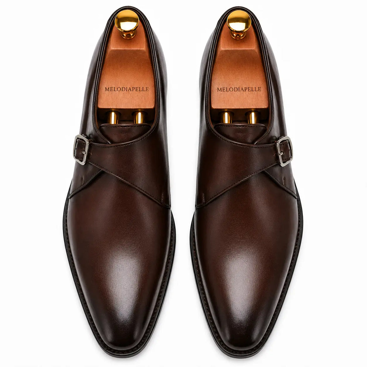 Madrid Single Monk Strap // Dark Chocolate