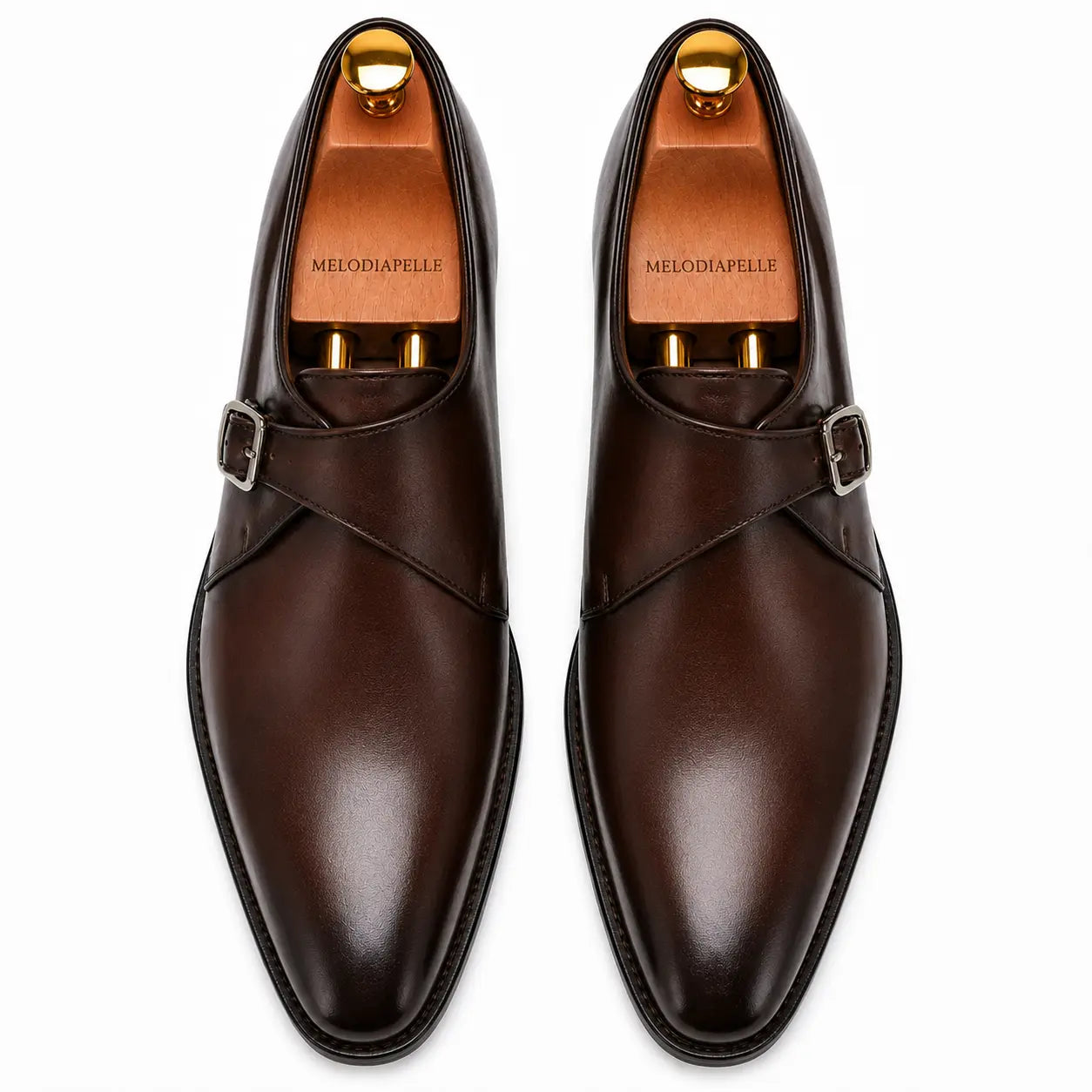 Madrid Single Monk Strap // Dark Chocolate