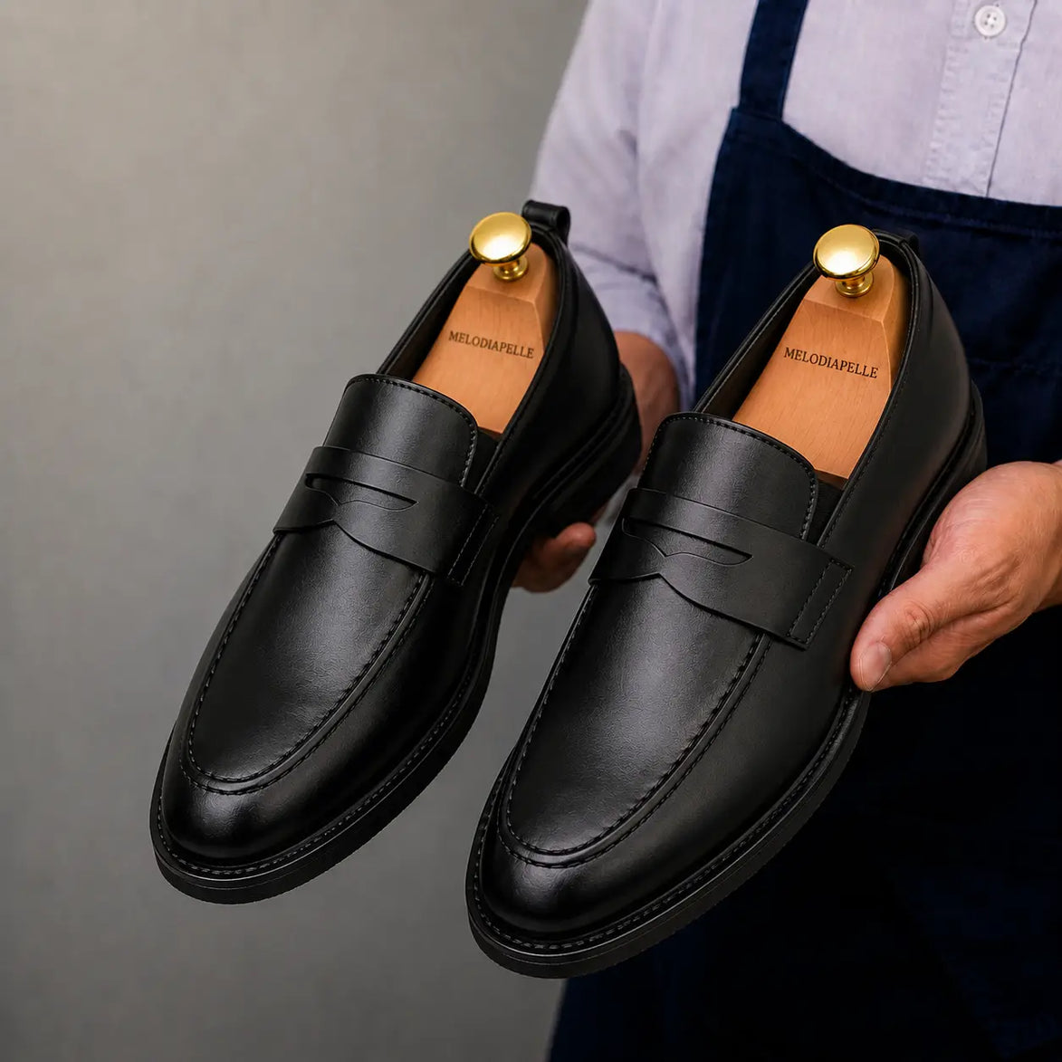 Miami Penny Loafer // Nero Black