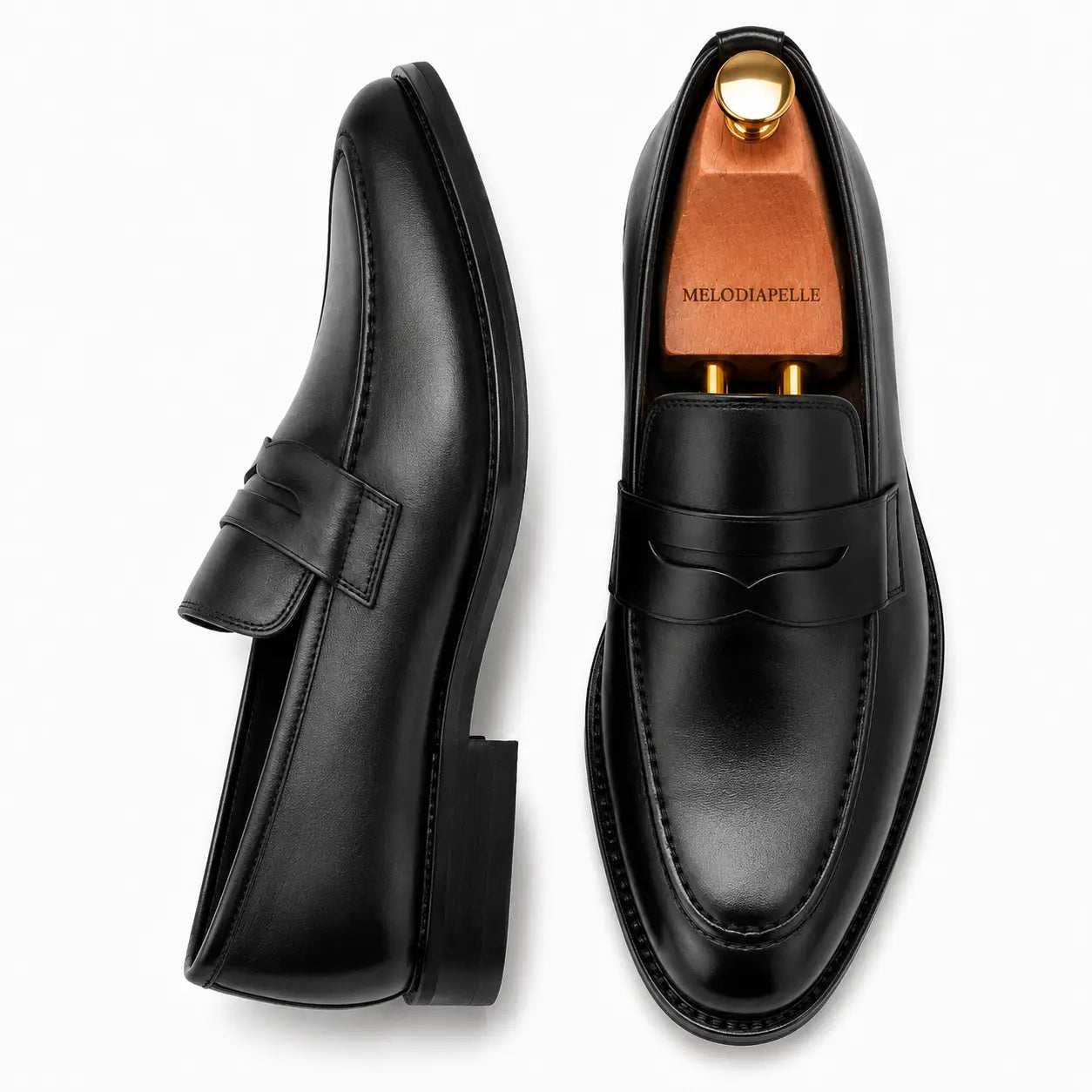 Miami Penny Loafer // Nero Black
