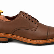 Max Cap Toe Derby // Mole Brown Nubuck