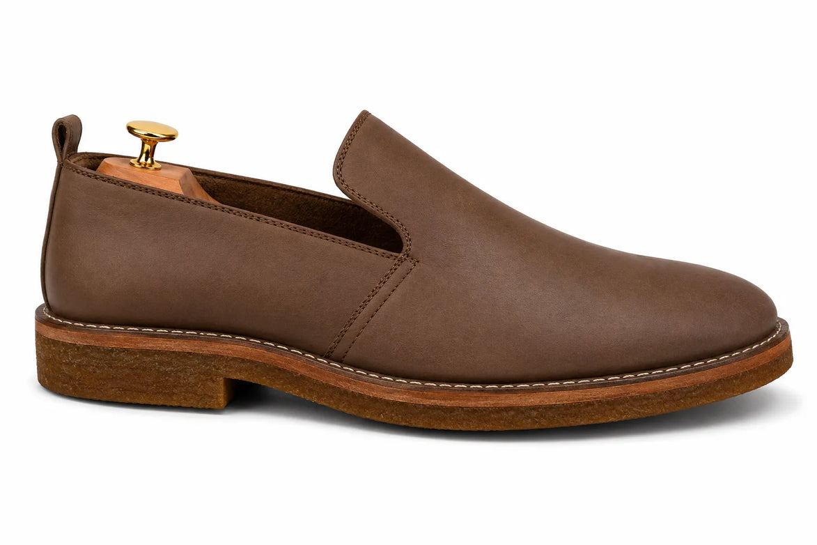 Moscow Opera Slip-On // Mole Brown Nubuck