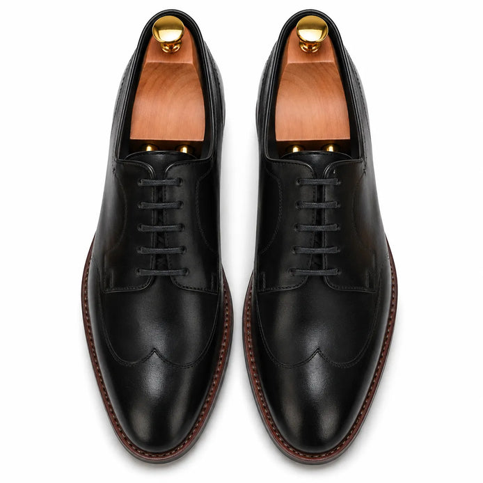 Matador Apron-Toe Derby // Nero Black