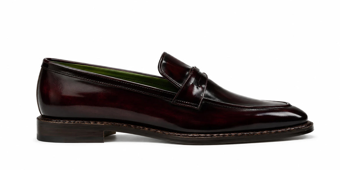 Marquis Dress Penny Loafer // Oxblood