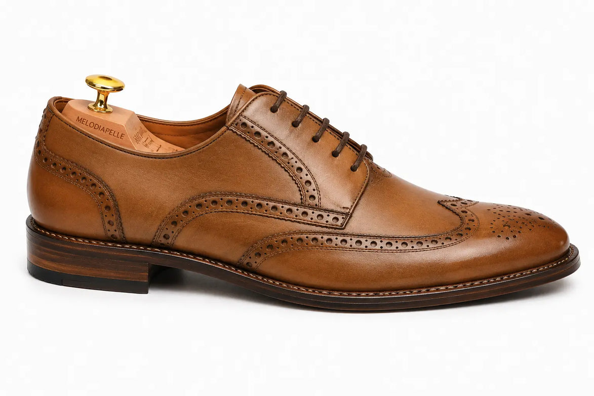 Marshfield Wingtip Brogue Oxford // Olive Khaki