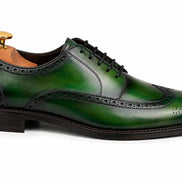 Mossverde Wingtip Brogue Oxford // Sage Green