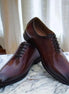 Medolla Rich-Burnish Chisel-Toe Wholecut Oxford for Men - Hand-Finished Leather Oxford Shoes