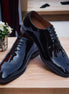 Maglione Patent Medallion Wholecut Oxford for Men - Glossy Tuxedo Oxford Shoes