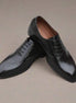 Musile Croc-Quarter Wholecut Oxford for Men - Two-Texture Leather Oxford Shoes