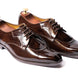 Martignano High-Gloss Split-Toe Derby for Men - Brush-Off Leather Dress Shoes