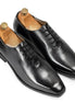 Montevarchi Square-Toe Polished Wholecut Oxford for Men - Modern Leather Oxford Shoes