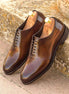 Montefiore Marbled Patina Wholecut Oxford for Men - Hand-Painted Leather Oxford Shoes