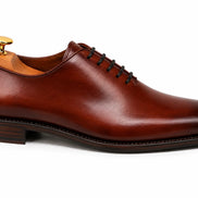 Meta Wholecut Oxford // Cognac Tan