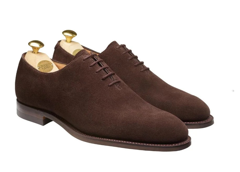 Moliterno Suede Wholecut Oxford for Men - Soft Suede Oxford Shoes