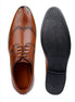 Montebelluna Rubber-Sole Wingtip Derby for Men - Everyday Brogue Office Shoes