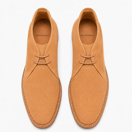 Maringa Suede Chukka Boot for Men - Goodyear Welted Leather Sole Boots