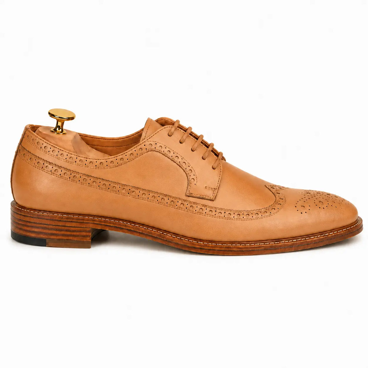 Missourie Longwing Brogue Derby for Men - Goodyear Welted Full-Grain Leather Shoes