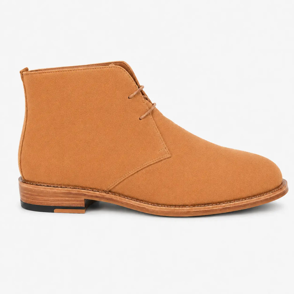 Maringa Suede Chukka Boot for Men - Goodyear Welted Leather Sole Boots