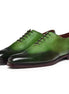 Menfi Wing-Brogue Two-Tone Wholecut Oxford for Men - Seamless Wingtip Patina Shoes