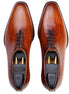 Manciano Streaked Chisel-Toe Wholecut Oxford for Men - Hand-Burnished Leather Oxford Shoes