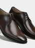 Medesano Deep-Burnish Plain-Toe Derby for Men - Polished Leather Dress Shoes