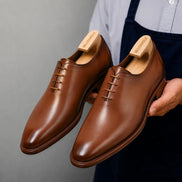 Meta Wholecut Oxford // Cognac Tan