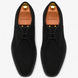 Melodiapelle Maringa Suede Chukka Boot in black suede, pair top-down view, handcrafted in Agra