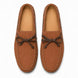 Melodiapelle Mathews Loafer in rust tan suede, pair top-down view, handcrafted in Agra