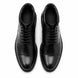 Melodiapelle Mcallen Combat Boot in black leather, pair top-down view, handcrafted in Agra