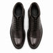 Melodiapelle Mcallen Combat Boot in dark brown leather, pair top-down view, handcrafted in Agra