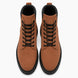 Melodiapelle Meilbourne Combat Boot in rust tan leather, pair top-down view, handcrafted in Agra
