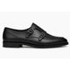 Side profile of the Mexico Double Monk Strap in black leather on white background