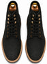 Melodiapelle Montblanc Heritage Lace-Up Boot in nero black leather, pair top-down view, handcrafted in Agra