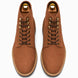 Melodiapelle Montblanc Heritage Lace-Up Boot in tan leather, pair top-down view, handcrafted in Agra