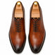 Melodiapelle Mordecai Script Wholecut Oxford in cognac tan leather, pair top-down view, handcrafted in Agra