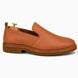 Side profile of the Moscow Opera Slip-On in tan leather on white background
