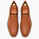 Melodiapelle Moscow Opera Slip-On in tan leather, pair top-down view, handcrafted in Agra
