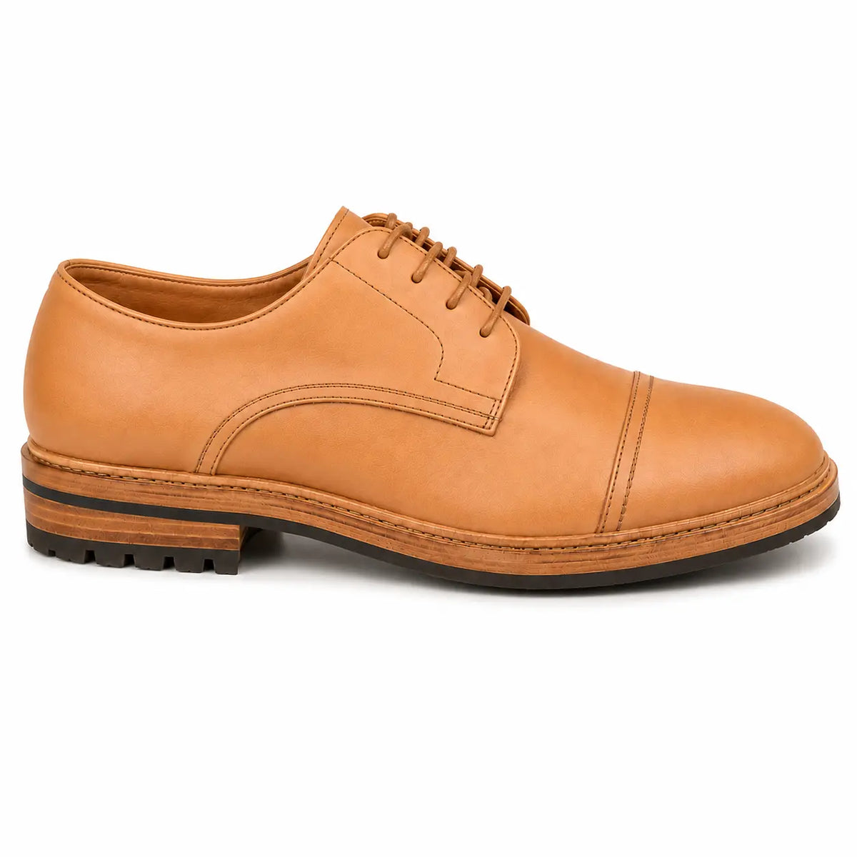 Max Cap-Toe Derby for Men - Nubuck Goodyear Welted Leather Shoes